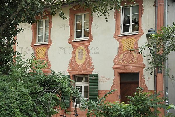 Ornaments on the building in the Gerberau