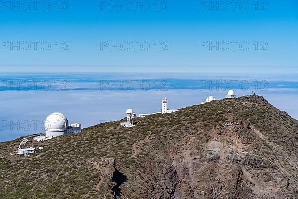 Observatories for stargazing on the summit of Roque de los Muchachos