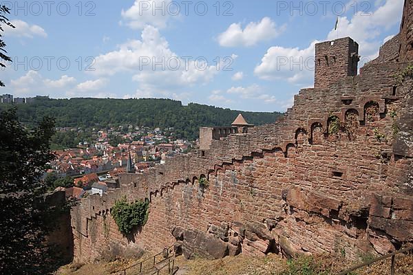 Castle complex with a view of Wertheim