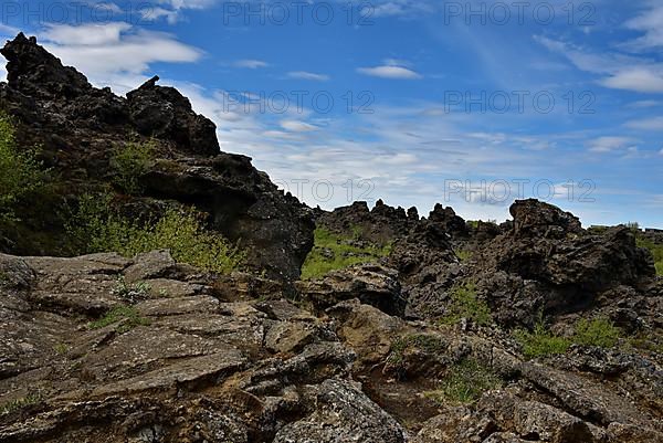 Dimmuborgir lava formations