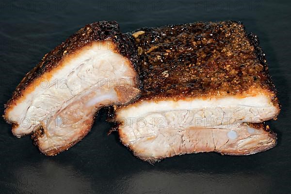 Roasted pork ribs