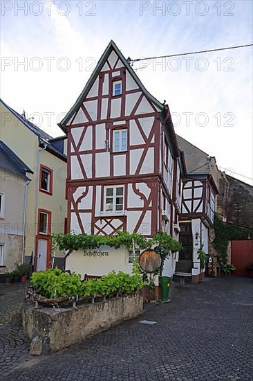 Half-timbered house Weinschiffchen built 1715 in Puenderich