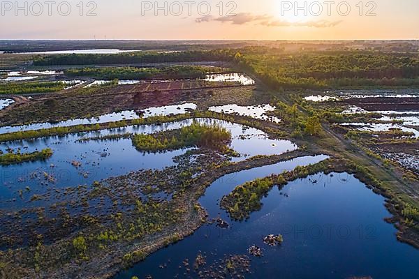 Aerial view Goldenstedter Moor