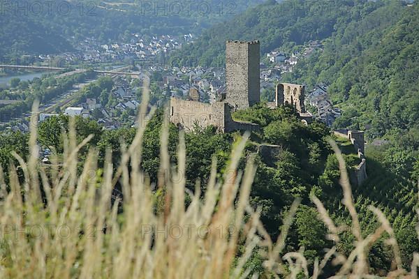 View of Kobern-Gondorf with Niederburg