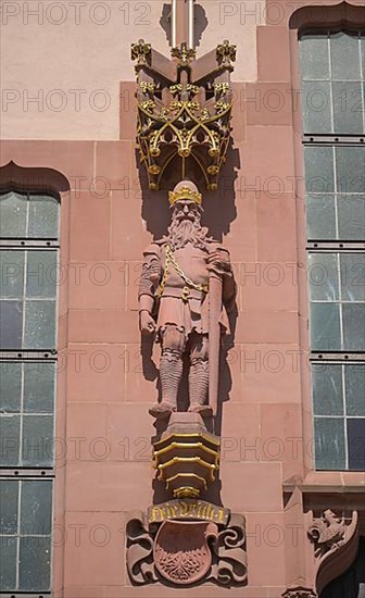 Statue of German Emperor Frederick I. Old Town Hall Roemer