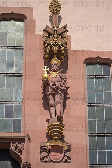 Statue of German Emperor Frederick I. Old Town Hall Roemer
