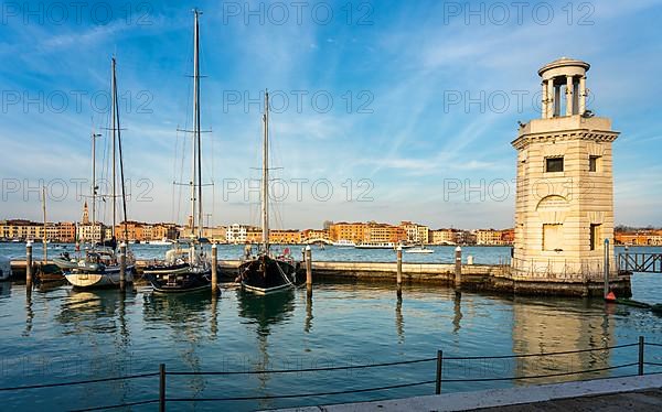 Lighthouse on the island of San Giorgio Maggiore