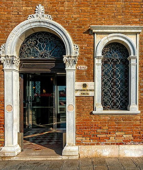 Office of the Captain of the Port in the lagoon city of Venice