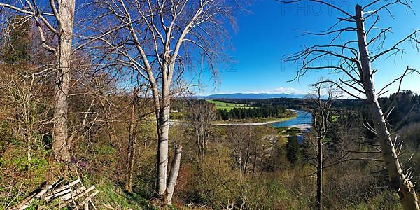 Aerial view of the Litzau Loop in fine weather