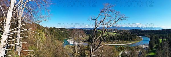 Aerial view of the Litzau Loop in fine weather