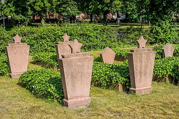 Officers' graves