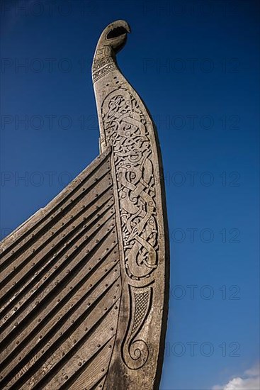 Reconstruction of a Viking longboat