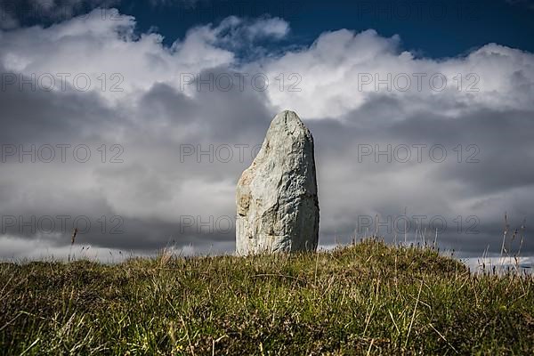 Prehistoric standing stone block