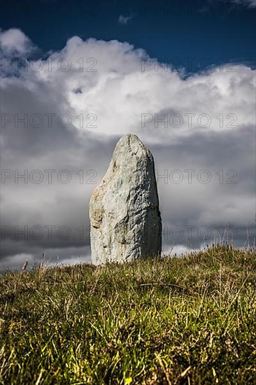 Prehistoric standing stone block