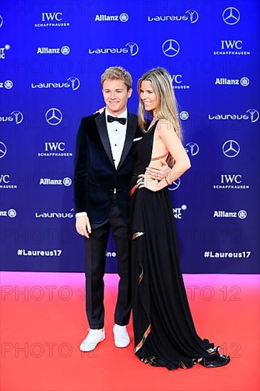 Formula 1 World Champion Nico Rosberg with woman Vivian Sibold