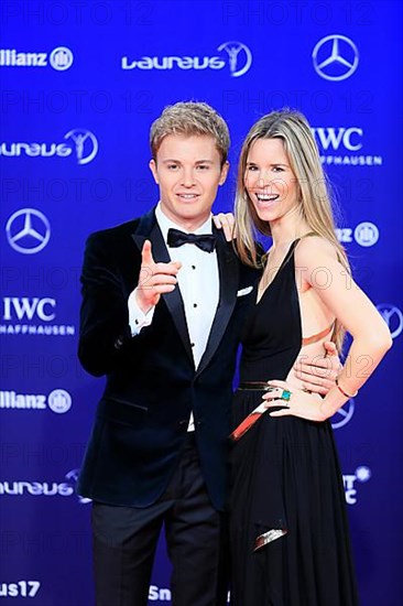 Formula 1 World Champion Nico Rosberg with woman Vivian Sibold