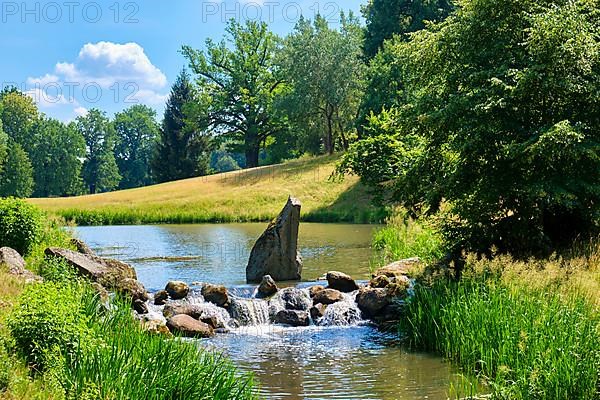 Oak Lake Waterfall