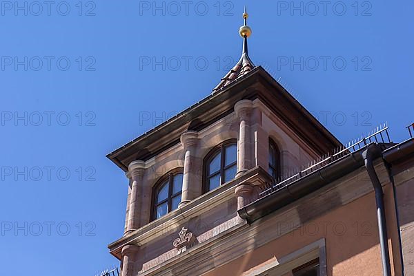 Historic roof extension of a residential house