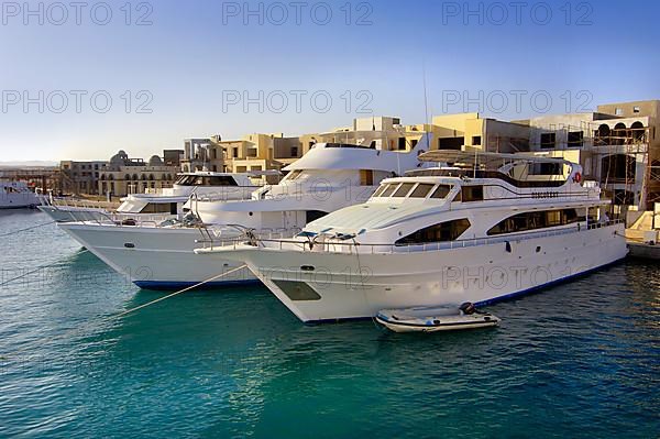 Diving Safari Boats in Port Ghalib Harbour