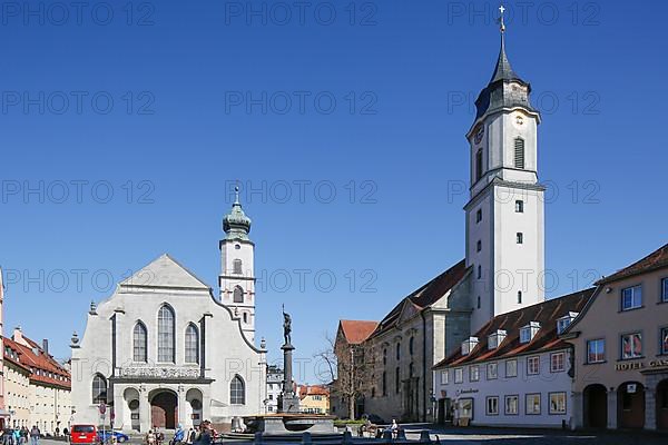 Minster of Our Lady and Church of St. Stephen on the Market Square