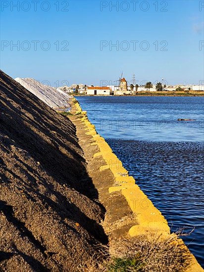 Spoil heap at salt works