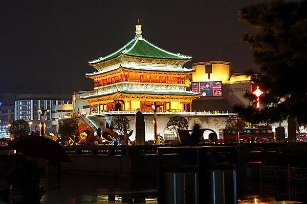 Illuminated Bell Tower