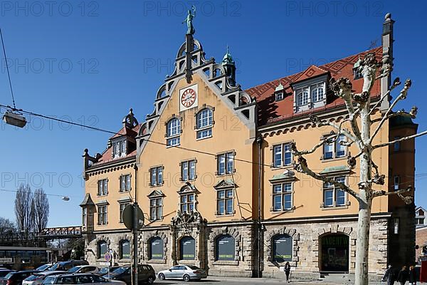 Former main post office at the railway station