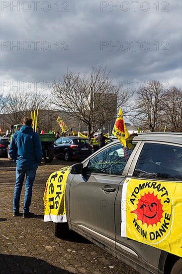 Banner and banner Atomkraft Nein Danke