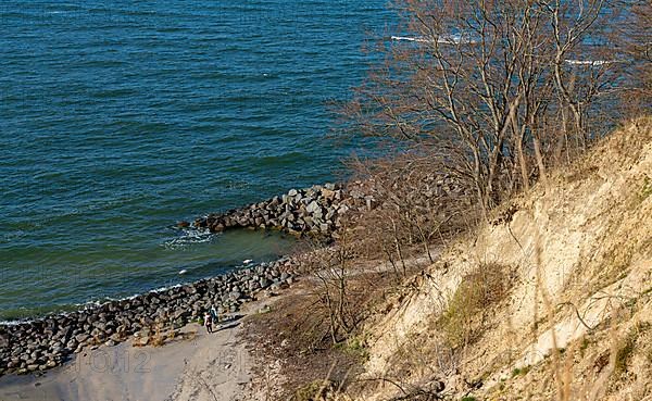 Coastal landscape near Lietzow on the island of Ruegen