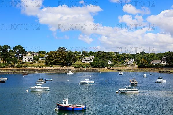 View from the Quai du Stellach on the Aber Benoit