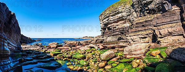 Cliffs over Puffin Cove