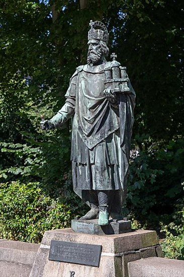 Figure of Emperor Charlemagne