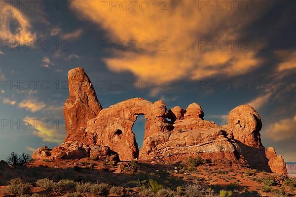 Turret Arch rock formation