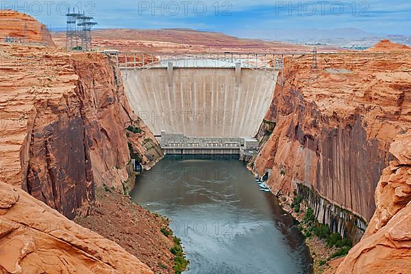 Glen Canyon Dam at Lake Powell