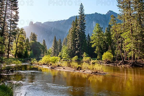 Typical landscape in the morning