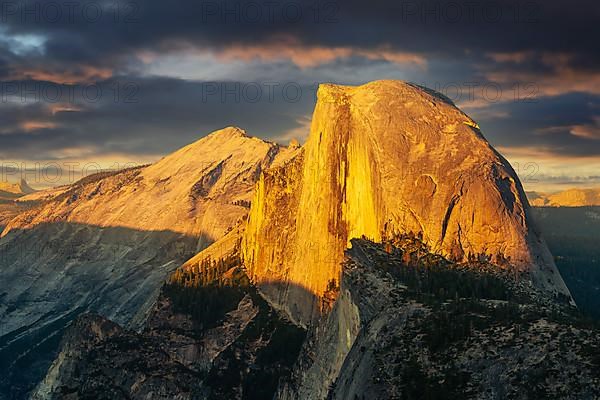 Half Dome in last evening light