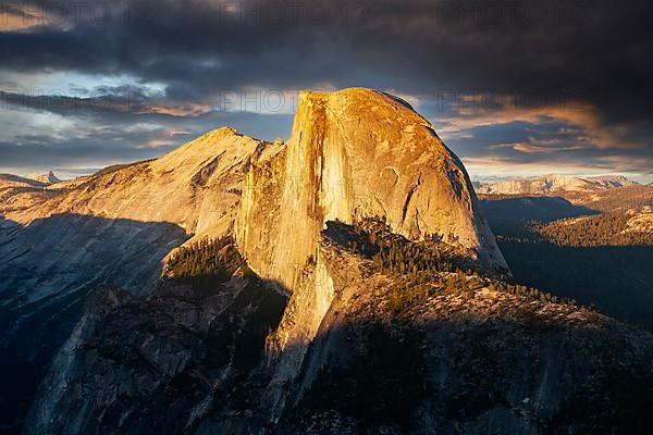 Half Dome in last evening light