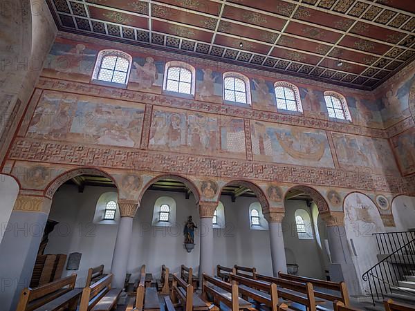 Catholic parish church of St. George in Oberzell on the island of Reichenau