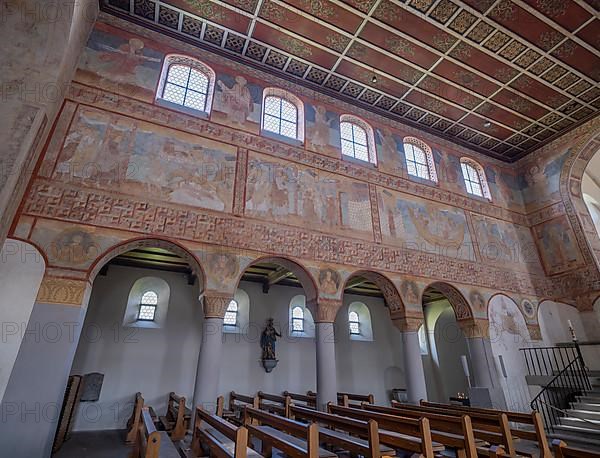 Catholic parish church of St. George in Oberzell on the island of Reichenau