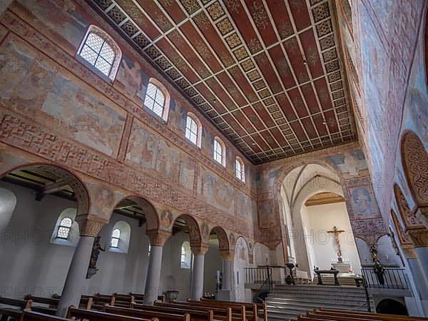 Catholic parish church of St. George in Oberzell on the island of Reichenau