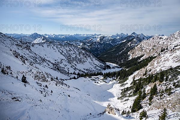 Lonely mountain valley