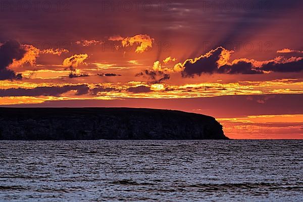 Silhouette of the island Lilla Karlsoe