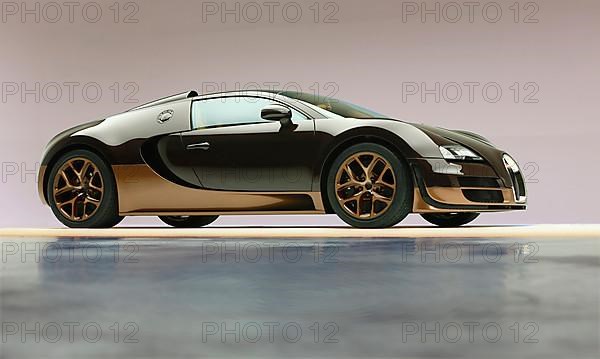 Sports car special model Rembrandt Bugatti from the series Les Legendes de Bugatti. The model