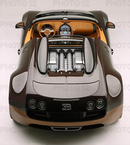 Sports car special model Rembrandt Bugatti from the series Les Legendes de Bugatti. The model