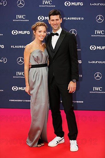 Novak and Jelena Djokovic