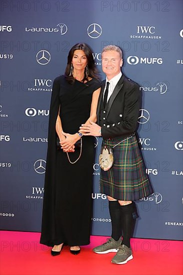 David Coulthard with woman Karen Minier