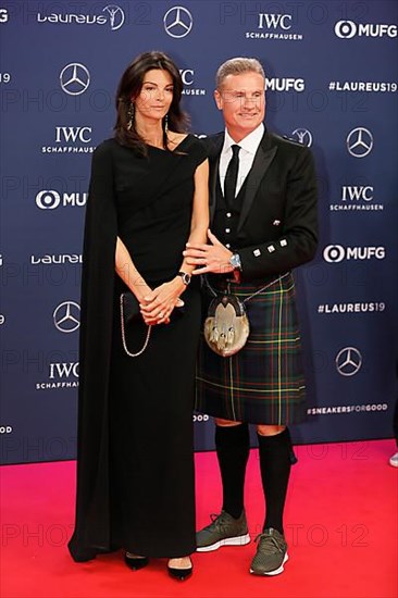 David Coulthard with woman Karen Minier