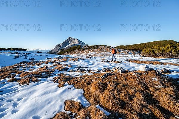 Mountaineers on plateau