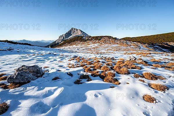 Plateau with first snow