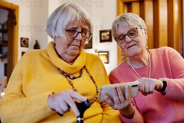 Two senior citizens